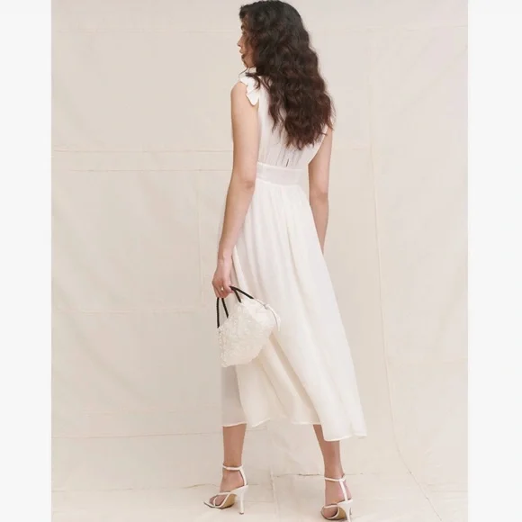 Reformation Daylight Dress in Ivory Bridal NWT 6